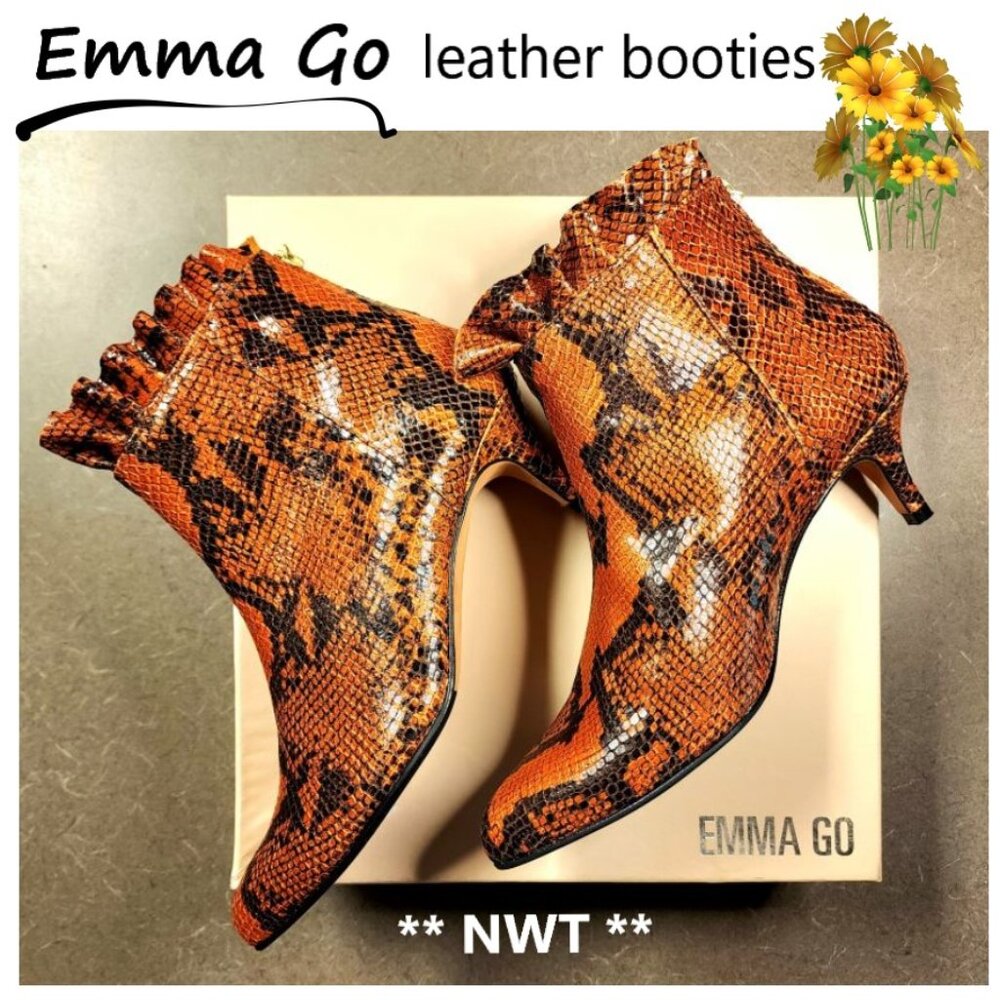 EMMA GO leather booties